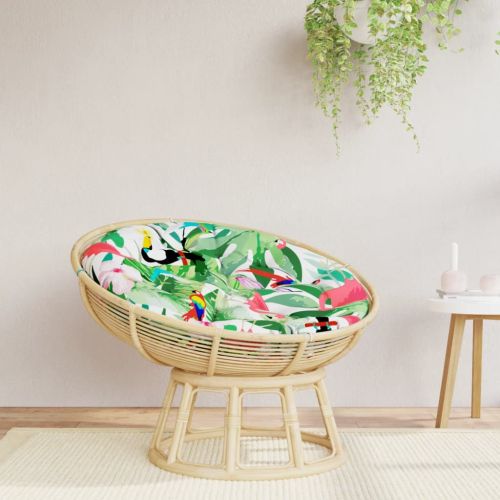 Кръгла възглавница многоцветна Ø 100 x11 см Оксфорд плат