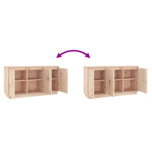 Сайдборд, 111x34x60 см, бор масив