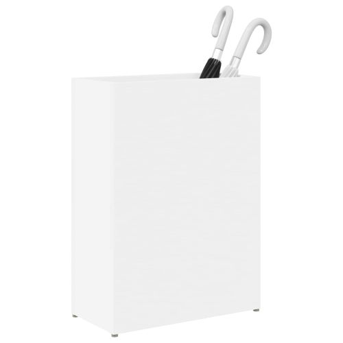 Стойка за чадър Бяло 40 x 20 x 55,5 см Инженерна дървесина