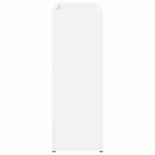 Стойка за чадър Бяло 40 x 20 x 55,5 см Инженерна дървесина