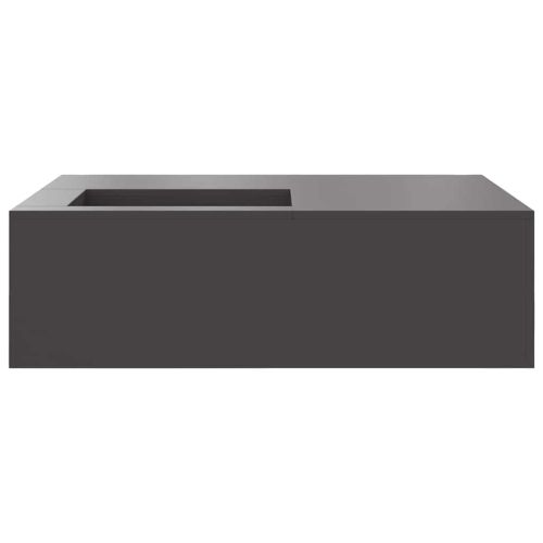 Огнище Черно 100 x 100 x 30 cm Стомана