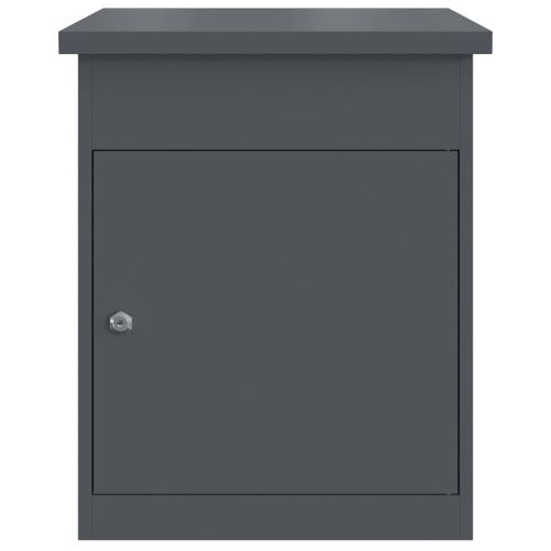 Пощенска кутия за пратки Антрацит 47.5 x 38 x 59 см Стомана