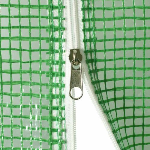 Оранжерия със стоманена рамка зелена 70 м² 14x5x2,3 м