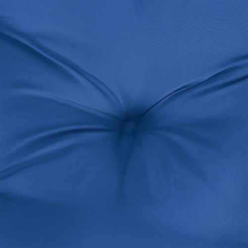 Палетна възглавница, кралско синя, 50x50x12 см, текстил