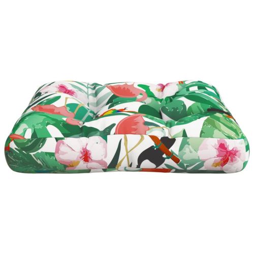 Палетна възглавница, многоцветна, 50x50x12 см, текстил