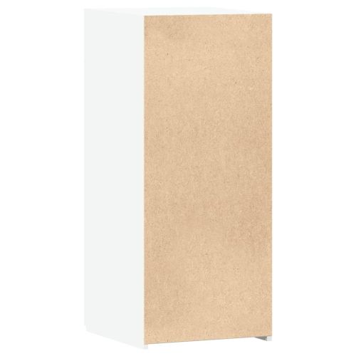 Бюфет, бял, 40x42,5x93 см, инженерно дърво