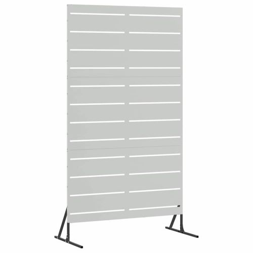 Екран за уединение Сив 100 x 50 x 180 см Стомана