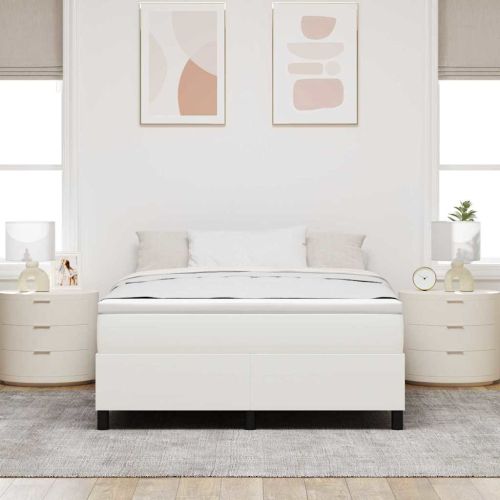Платформено легло Крем 160 x 200 cm Кордюрова тъкан