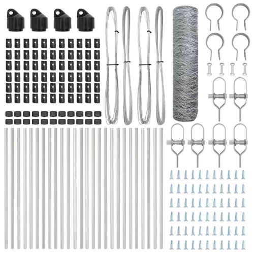 Стълб за ограда. Сребрист