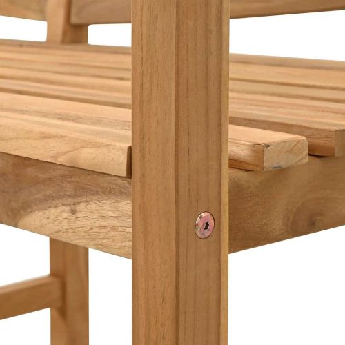 Пейка Кафяво 120 x 53,5 x 85 см Масивна тикова дървесина