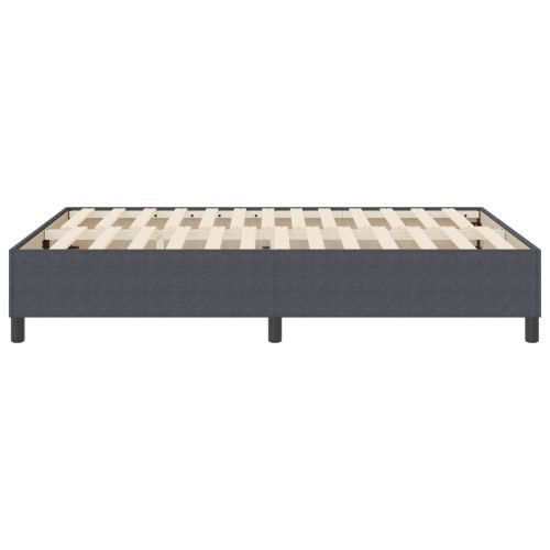 Платформено легло Тъмен сив 140 x 200 cm Кордюрова тъкан