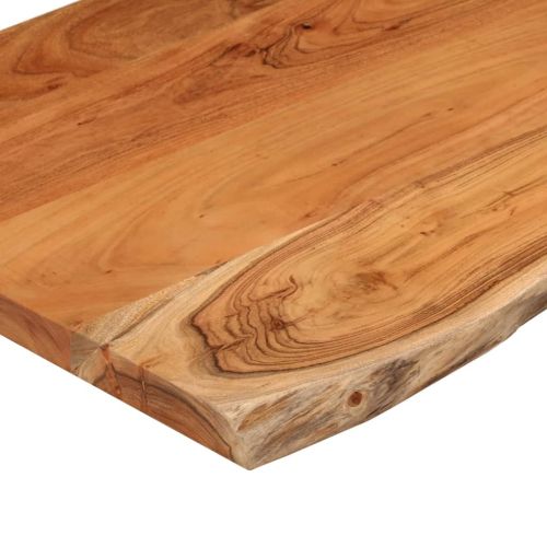 Плот за баня, 120x60x2,5 см, правоъгълен, масивно дърво акация