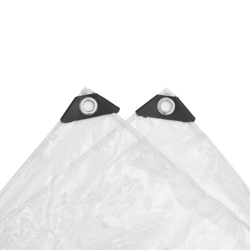 Прозрачен брезент с капси 2x8 m PVC