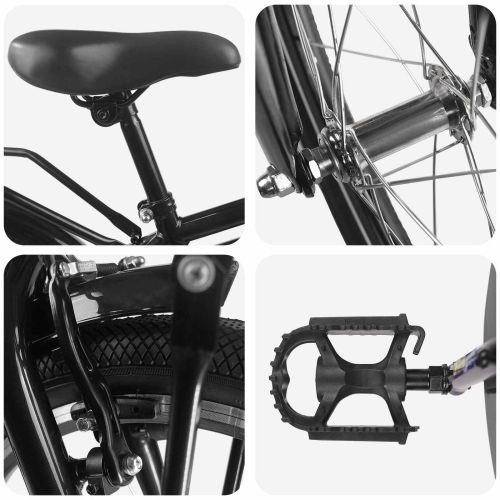 Детски Велосипед 18 инча за 5-7 години Черно