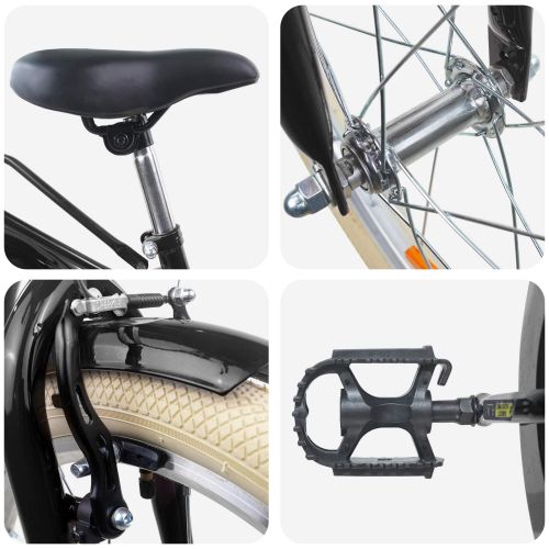 Детски Велосипед 20 инча за 6–11 години Черно