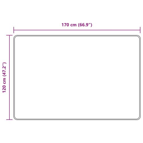 Каса за килим MARSA Крем 120 x 170 cm Полиестер и PVC