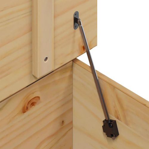 Масичка за кафе с чекмедже Hill Меден кафяв 79.5 x 79.5 x 49 см