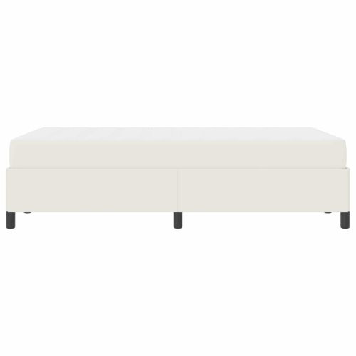 Рамка за легло с матрак Крем 120 x 200 cm текстил