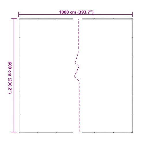 Покритие за растения Прозрачен 6 x 10 m ПЕ