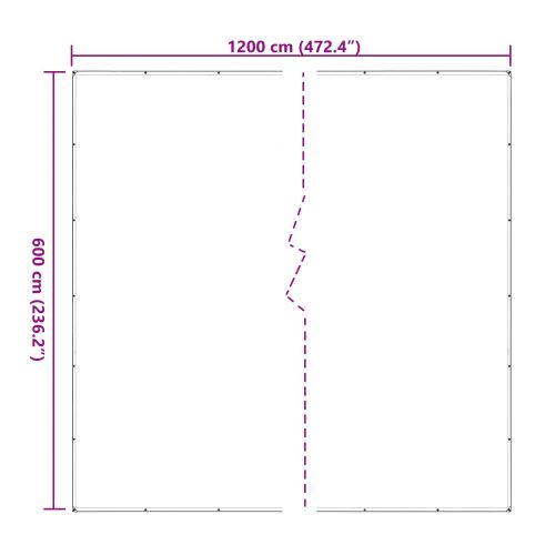 Покритие за растения Прозрачен 6 x 12 m ПЕ