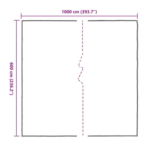 Покритие за растения Прозрачен 6 x 10 m ПЕ