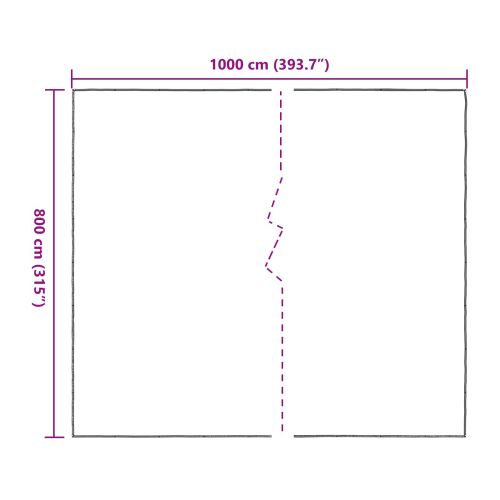 Покритие за растения Прозрачен 8 x 10 m ПЕ