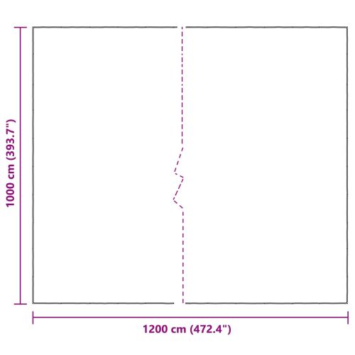 Покритие за растения Прозрачен 10 x 12 m ПЕ