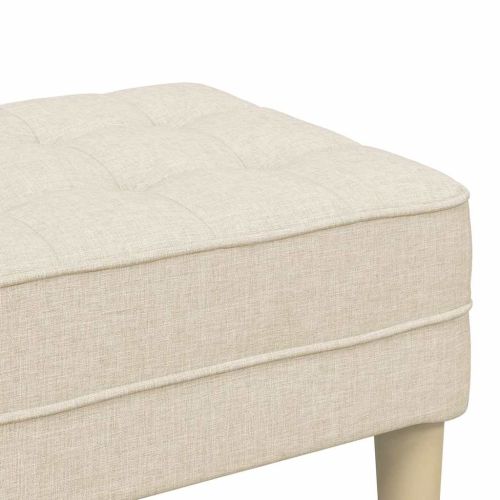 Пейка с възглавница Лен 113 x 57 x 39 см текстил