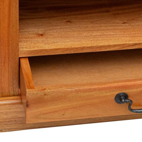 Ъгловшкафзателевизор с чекмедже Естествен 79 x 40 x 46 см