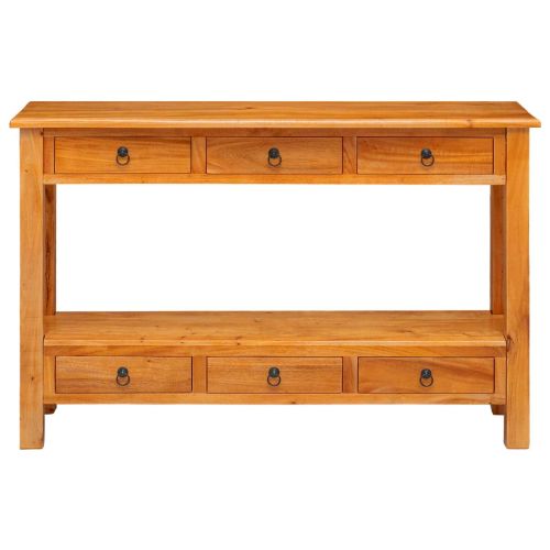 Конзолна маса с чекмедже Естествен 115 x 32 x 76 см