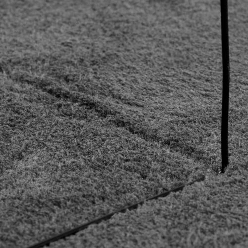 Килим с среден косъм, мек и подходящ за пране HUARTE Антрацит