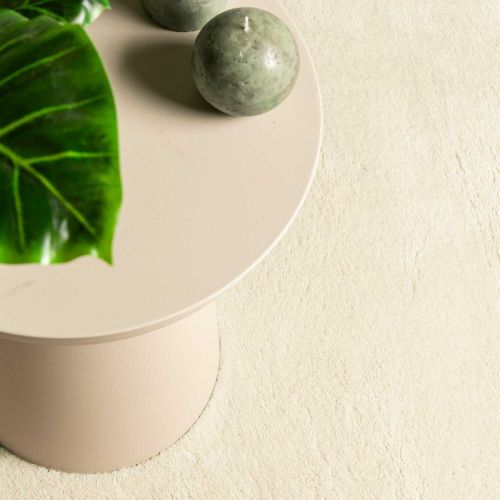 Килими за помещение HUARTE Крем 1000 x 80 см Полиестер