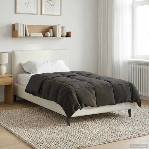 Летен юрган Патичено Антрацит 155 x 220 cm Микрофибър