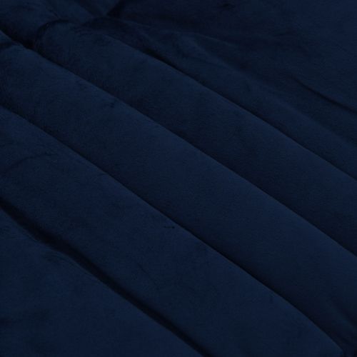 Летен юрган Патичено Тъмен син 200 x 200 cm Микрофибър