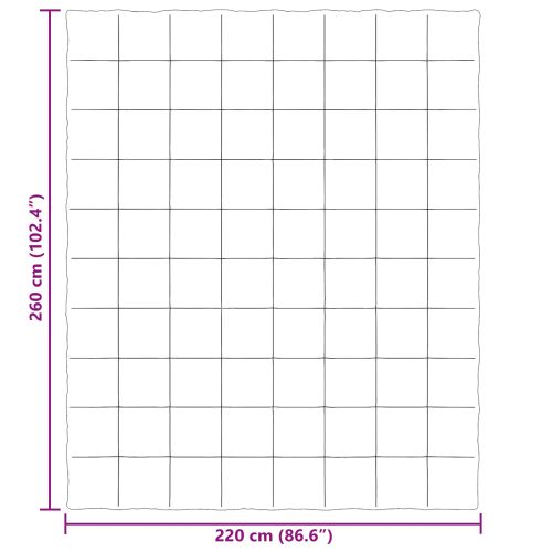 Пълно годишно юрганче Патичено Антрацит 220 x 260 cm Микрофибър