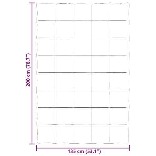 Пълно годишно юрганче Патичено Розово 135 x 200 cm Микрофибър