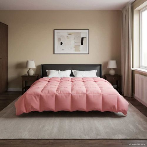 Зимен юрган Патичено Розово 200 x 240 cm Микрофибър