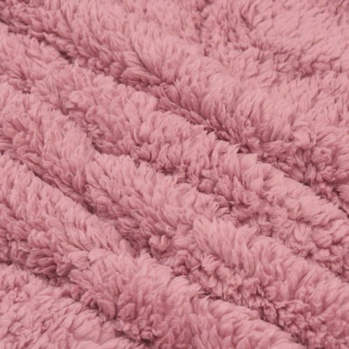 Летен юрган Розово 140 x 220 cm Микрофибър и тедди флийс