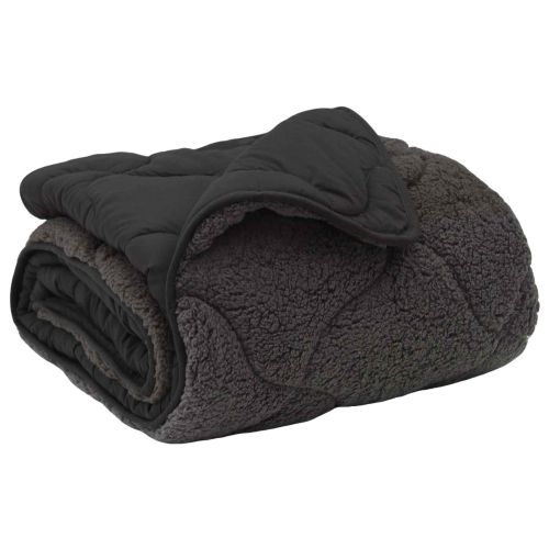 Пълно годишно юрганче Патичено Антрацит 220 x 240 cm