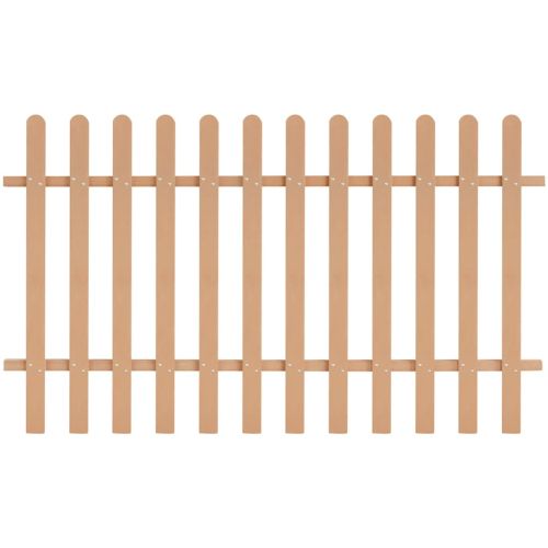 Дъсчена ограда, WPC, 200x120 см