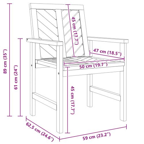 Комплект за хранене в градината 9 pcs Кафяво