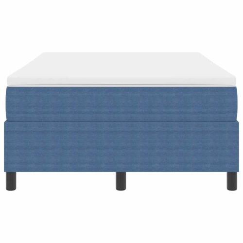 Легло с пружинирана основа Синьо и бяло 120 x 200 cm