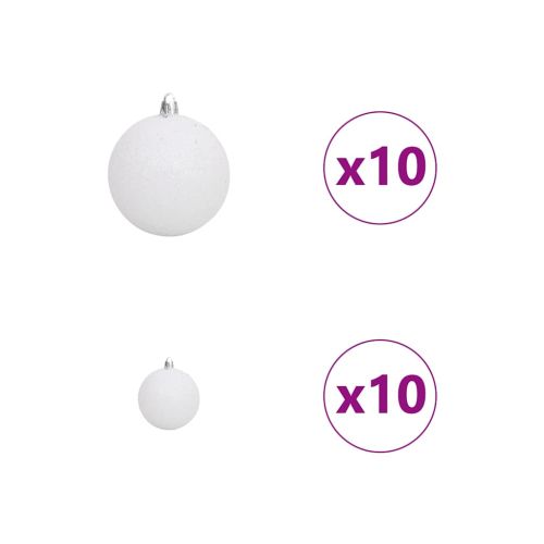 С изкуствено коледно дърво Зелен 210 cm PE и PVC