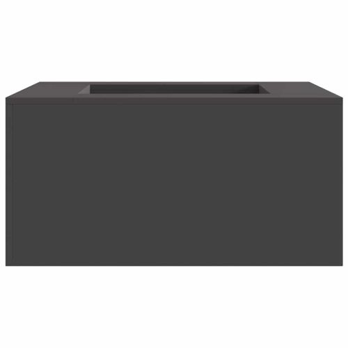 Огнище Черно 80 x 80 x 40 cm Стомана