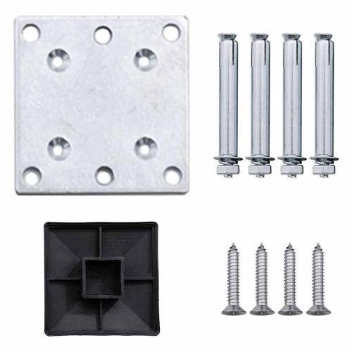 Ограден панел, WPC, 175x146 см, черен