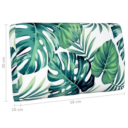 Палетен комплект с възглавници, 6 части, импрегниран бор