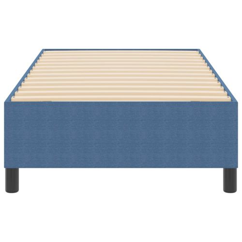 Платформено легло Синьо 100 x 200 cm Кордюрова тъкан