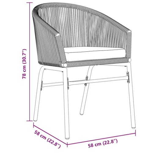 Комплект за хранене в градината 9 pcs Антрацит