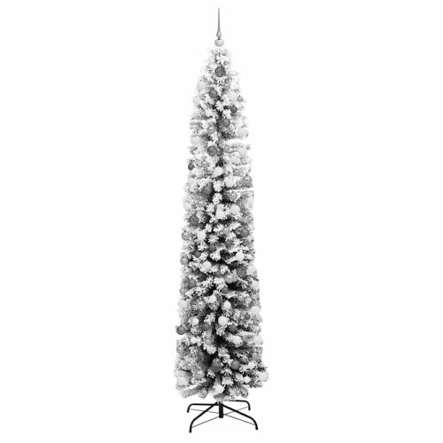 С изкуствено коледно дърво с 300 LED светодиода Зелен 240 cm