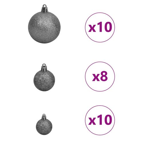 Изкуствено коледно дърво с хингед Зелен 180 cm PVC и стомана